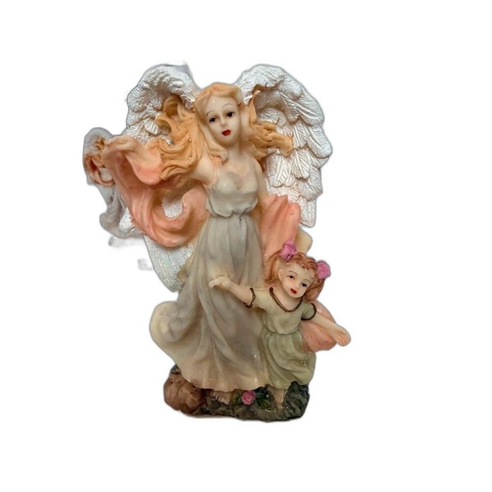 2000 Cornerstone Creations Mistletoe Moments Guardian Angel Child Figurine